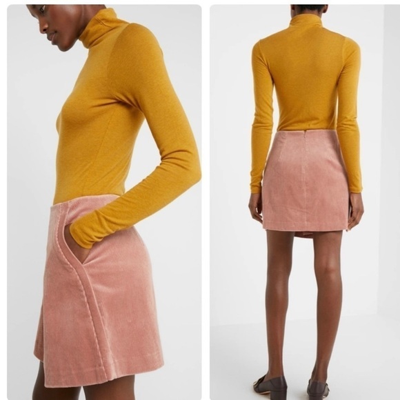 Club Monaco Corduroy Mini Skirt Size 6 - Picture 4 of 10